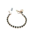 Bracelet By Mariana Woman Classy Round Pyrite Mineral-RG - Image 2