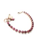 Bracelet By Mariana Woman Beautiful Rhodonite Round Mineral-RG - Image 3