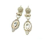 Earrings By Mariana On A Clear Day Africa Coll. Beautiful Clear Marquise & Round Shape Austrian Crystals - Image 3
