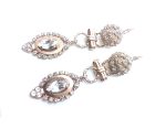 Earrings By Mariana On A Clear Day Africa Coll. Beautiful Clear Marquise & Round Shape Austrian Crystals - Image 2