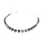 Necklace By Mariana Odyssey Gaea Coll. Purple & Blue Austrian Crystals - Image 3