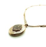 Pendant Necklace By Mariana On A Clear Day Africa Coll. Locket  Clear Austrian Crystals - Image 3