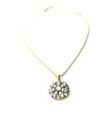 Pendant Necklace By Mariana Woman Clear Zion Star Of David Swarovski Crystals