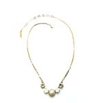 Necklace By Mariana Kalahari Africa Coll. Peach & Pearl Austrian Crystals - Image 3