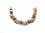 Mariana Bracelet  Jasper & Leaf Austrian Crystals Dream Inspiration Coll. Rose Gold Plated