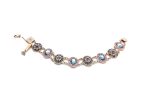 Mariana Bracelet Madagascar Indian Sapphire Austrian Crystals Africa Coll.