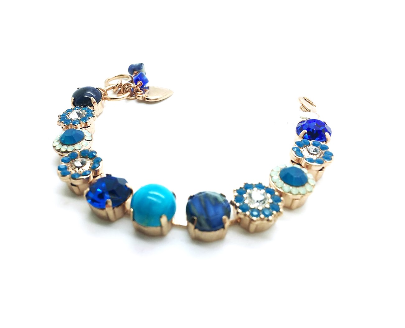 B-4084-M1041-RG (5) Mariana Bracelet Zhang Silk Road Coll. Opal & Austrian Crystals - Image 1