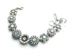 Bracelet By Mariana Woman Flower Clear and Aurora Boreal Swarovski Crystals - Image 3