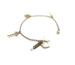Bracelet Foot Anklet By Mariana Woman Heart Shape  Swarovski Crystals