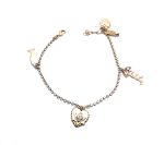 Bracelet Foot Anklet By Mariana Woman Heart Shape  Swarovski Crystals - Image 2