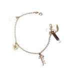 Bracelet Foot Anklet By Mariana Woman Heart Shape  Swarovski Crystals - Image 3