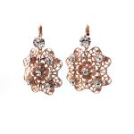 Mariana Earrings Chandelier Clear swarovski Crystals On A Clear Day Africa Coll.