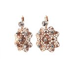 Mariana Earrings Chandelier Clear swarovski Crystals On A Clear Day Africa Coll. - Image 3