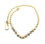 Mariana Necklace Opal, Black Diamond & Pearl Swarowski Crystals Casblanca Nostalgia Coll. - Image 2