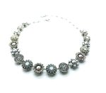 Mariana Necklace Flower Shape Yellow,Lavendar & White Swarovski Crystals Tequila Sunrise SongBook Coll. - Image 3