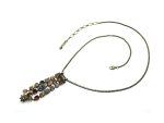 Necklace Pendant By Mariana Woman Golden Shadow and Smoked Topaz Swarovski Crystals