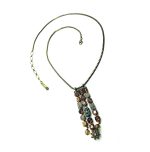 Necklace Pendant By Mariana Woman Golden Shadow and Smoked Topaz Swarovski Crystals - Image 3