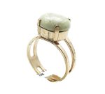 Ring By Mariana Woman Elegant Oval Shape Riverstone Mineral - Image 2