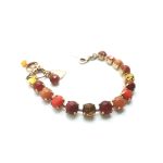 Mariana Bracelet Citrine & Austrian Crystals Ring Of Fire Nostalgia Coll. - Image 3