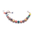 Mariana Bracelet Aventurine, Turquoise & Austrian Flower Crystals Masai Africa Coll. - Image 3