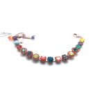 Mariana Bracelet Aventurine, Turquoise & Austrian Flower Crystals Masai Africa Coll. - Image 2
