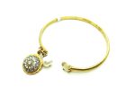 Bracelet By Mariana Woman Guardian Angel White Opal and Gray Swarovski Crystals - Image 3