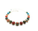 Mariana Necklace Shell and Opalite Mineral & Swarovski Crystals My Treasures Coll. - Image 2