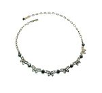 Necklace By Mariana Woman Beautiful Brass Butterflies Shape Hematite Swarovski Crystals
