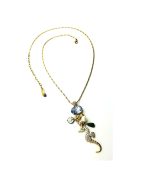 Mariana Necklace Pendant Seahorse & Velvet Oval St Lucia Caribbean Life Coll. - Image 2