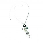 Necklace Pendant By Mariana Woman Seahorse Shell and Swarovski Crystals - Image 2