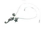 Necklace Pendant By Mariana Woman Seahorse Rose Quartz Mineral