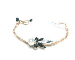 Mariana Bracelet Black and Clear Austrian Crystals Checkmate Cocktail Hour Coll. - Image 2