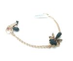 Mariana Bracelet Jet Black & Light Smoked Topaz Austrian Crystals My Treasures Coll.