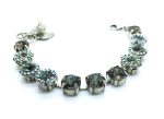 Mariana Bracelet Blue Aurore Boreale Flowers Austrian Crystal Martini Cocktail Hour Coll. - Image 2