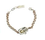 Bracelet By Mariana Woman Sparkling Hamsa Pearl and White Swarovski Crystals - Image 3