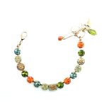 Mariana Bracelet Green and Orange Austrian Crystals Summer 2019 Special Coll. - Image 3