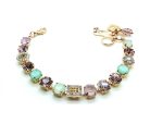 Mariana Bracelet Violet & Light Turquoise Austrian Crystal Summer 2019 Special Coll. - Image 3