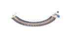 Bracelet By Mariana Woman Beautiful Capri Blue and Sapphire 3 line Swarovski Crystals - Image 3