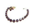 Mariana Bracelet Dark Red Round Swarowski Crystals My Treasures Coll. - Image 3