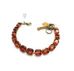 Mariana Bracelet Orange Rectangle Swarowski Crystals My Treasures Coll. - Image 3