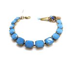 Mariana Bracelet Swarowski Blue Rectangle Crystal My Treasures Coll. - Image 2