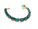 Mariana Bracelet Green Emerald Austrian Crystals My Treasures Coll. - Image 2