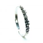 Mariana Bracelet Calf  Clear Austrian Crystals Luxury Nirvana Coll.
