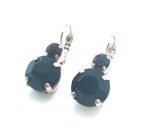 Earrings By Mariana Woman Beautiful Round Garnet Swarovski Crystals