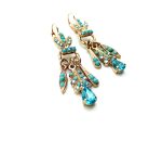 Mariana Earrings Ocean & Light Blue Swarovski Crystals On A clear Day Inspiration Coll. - Image 2
