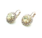 Mariana Earrings Golden Shadow & Rose Opal Swarovski Crystals On A Clear Day Africa Coll. - Image 3