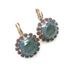 Mariana Earrings Grey & Opal Austrian Crystals On A Clear Day Nirvana Coll. - Image 3