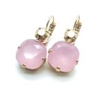 Earrings By Mariana Woman Beautiful Pink and Gold Swarovski Crystals - Image 3