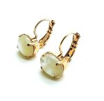 Mariana Earrings Shell white Mop Mineral My Treasures Coll.