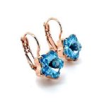 Mariana Earrings Beautiful Star Shape Aquamarine Austrian Crystals Desire Nirvana Coll. - Image 3